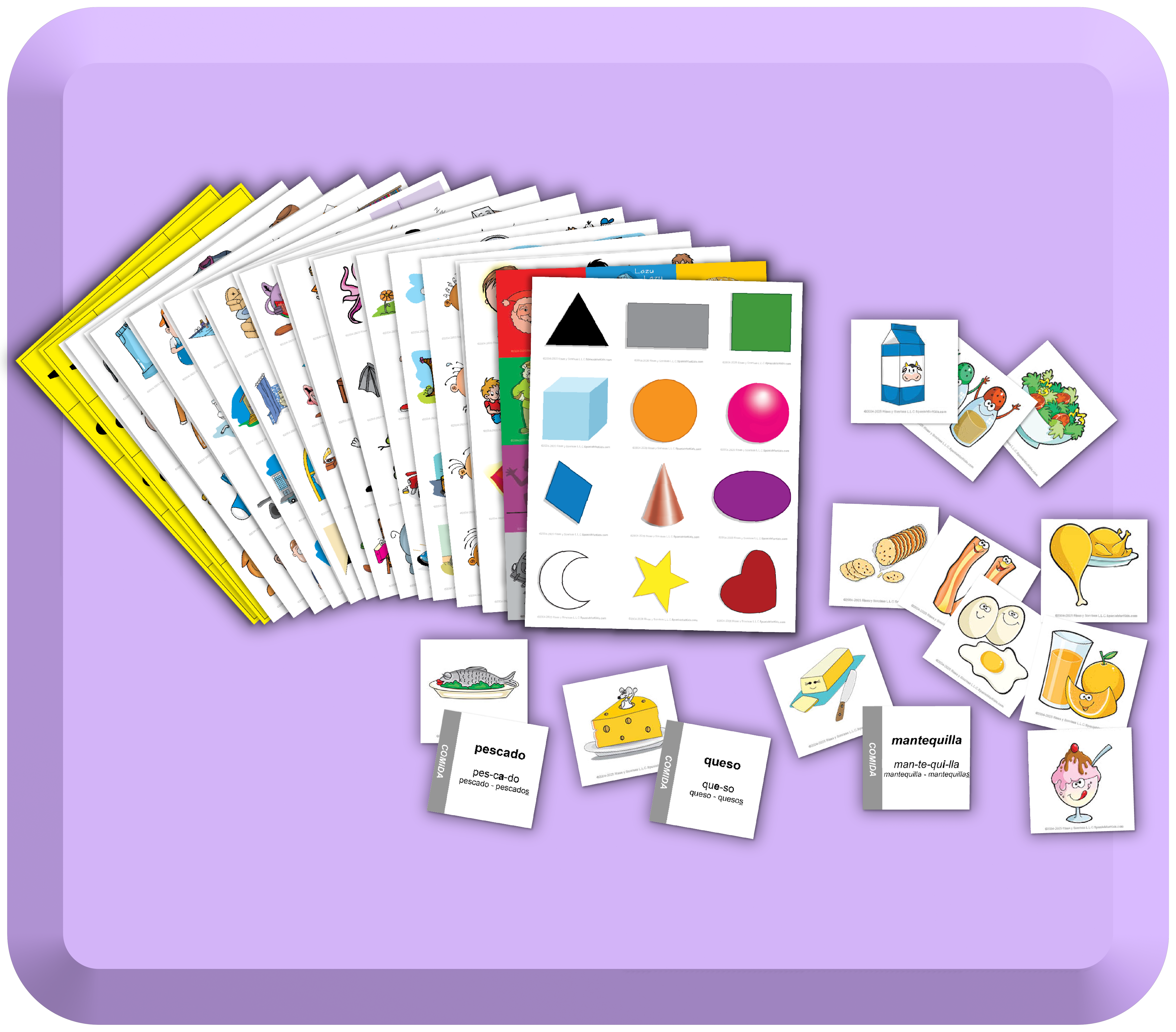 HS Sm. Picture Word Cards button